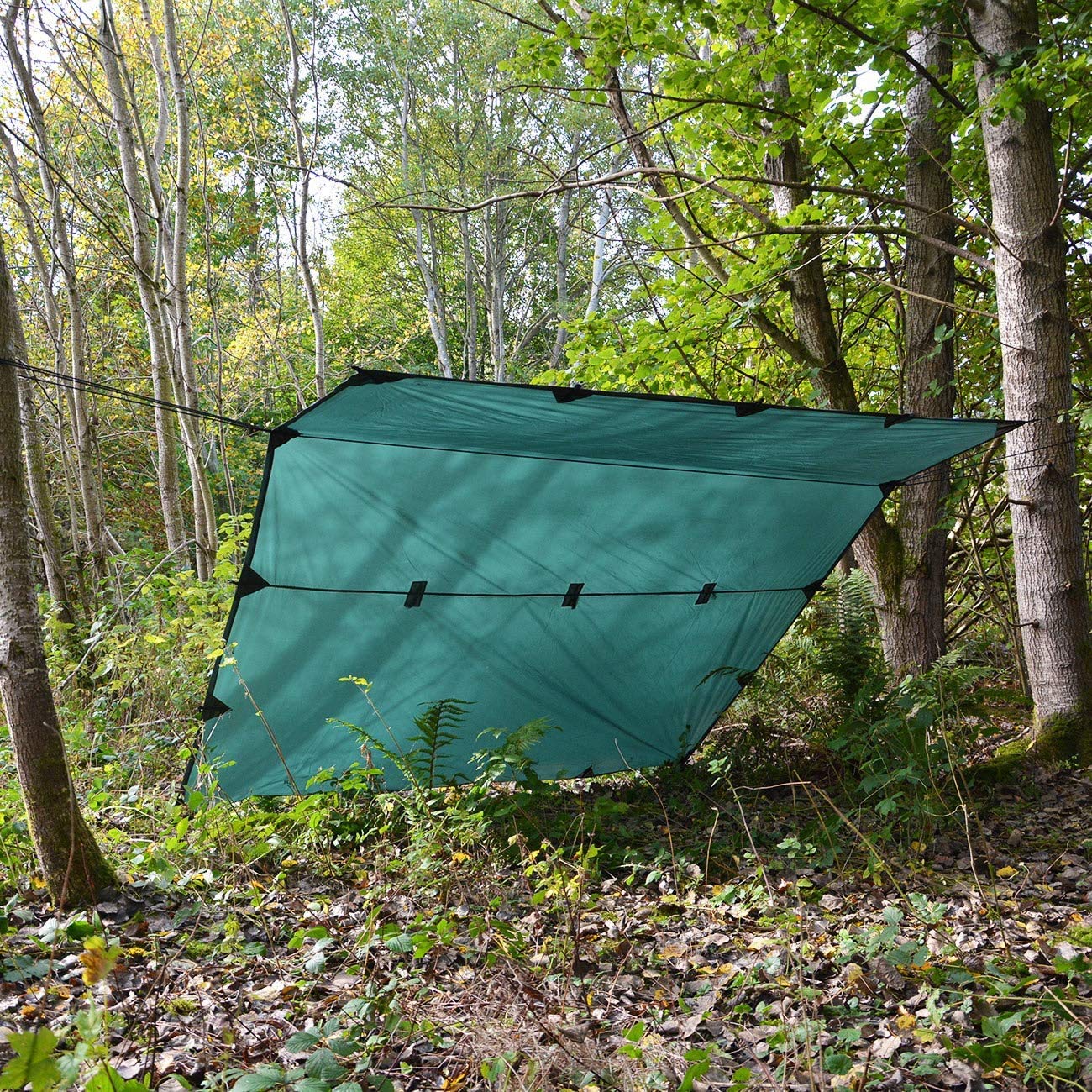 最終値下げ　DD Tarp 3x3 ブラック　社外ガイロープ付き DD Tarp 3x3 - PRO | shi-h camp.gear